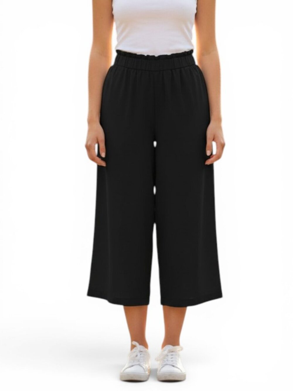 FIG Lochdale Wide-Leg Cropped Pants size s